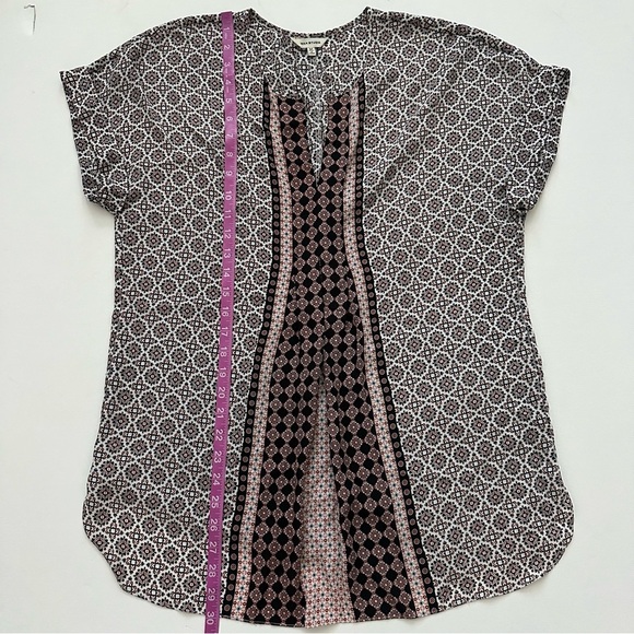 Max Studio Short Sleeve Blouse Size M Women - Picture 10 of 16